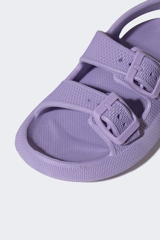Kız Çocuk Cırt Cırtlı Düz Taban Eva Sandalet C2230a824sm - 5