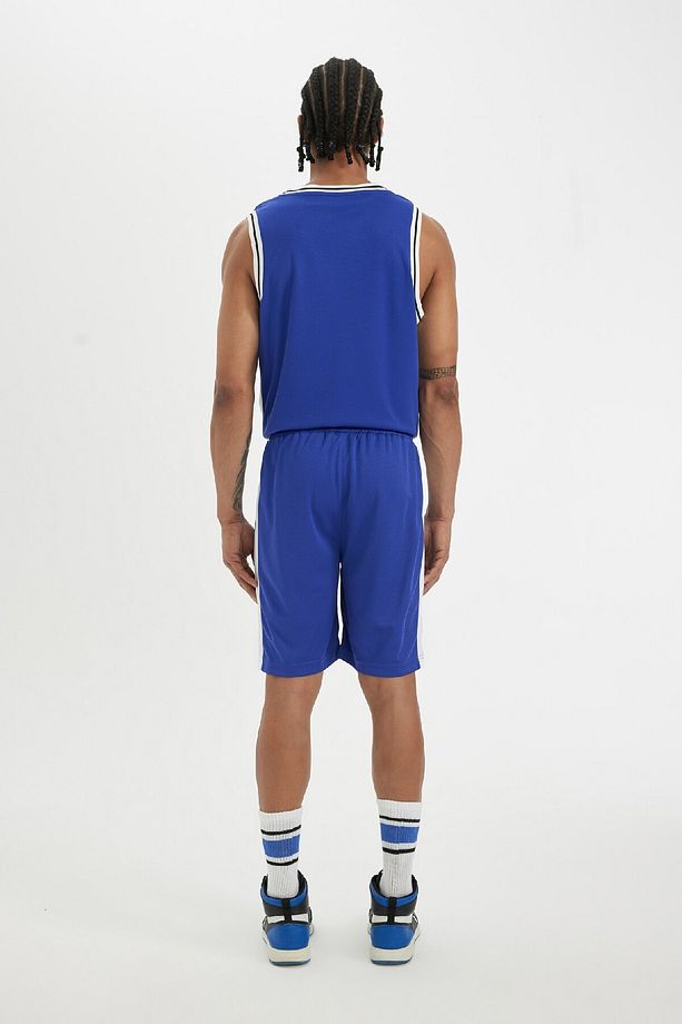 DeFactoFit Standart Fit Sporcu Kısa Paça Ağır Kumaş Şort C2421AX24SM - 6