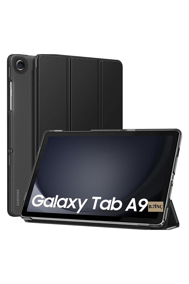 Samsung Galaxy Tab A9 8.7inç X110 X113 X115 X117 Kılıf New PU Deri Smart Standlı Case Uyku Modlu - 1