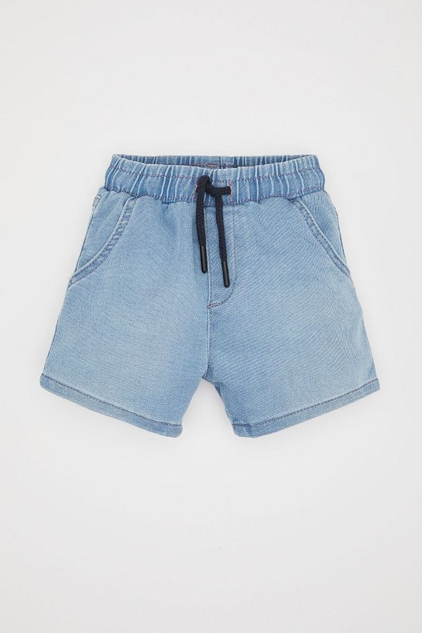 Erkek Bebek Bağcıklı Jean Şort C2307a524sm - 1