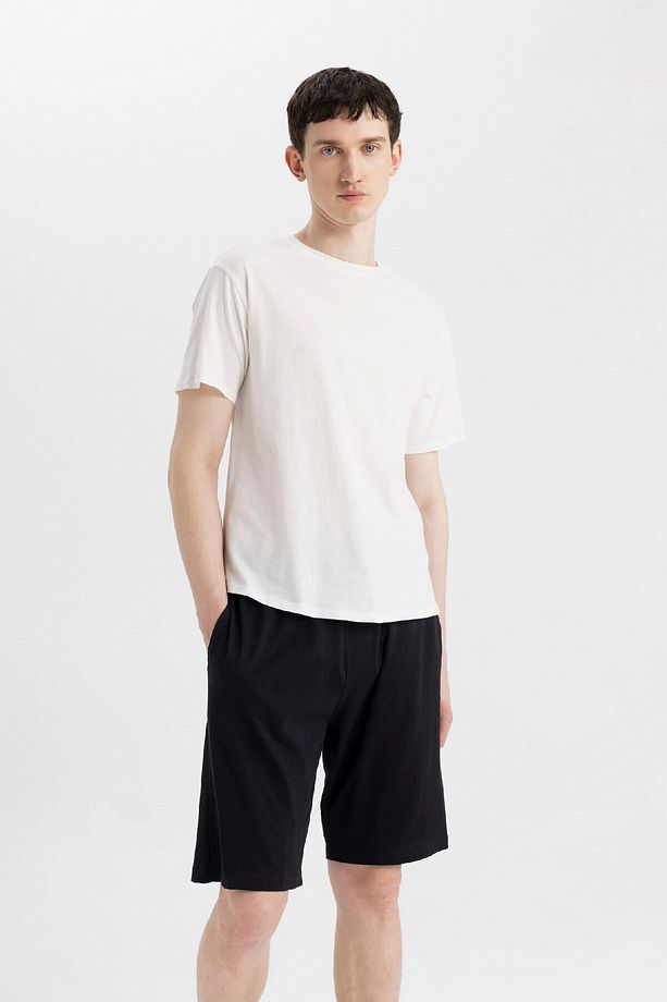 Regular Fit Cepli Şort Pijama Altı Z6848AZ24SM - 1