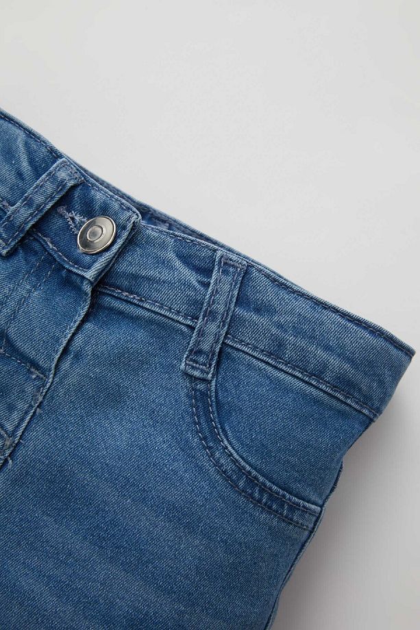 Kız Bebek 3d Düz Paça Jean Pantolon B0064a524sp - 2