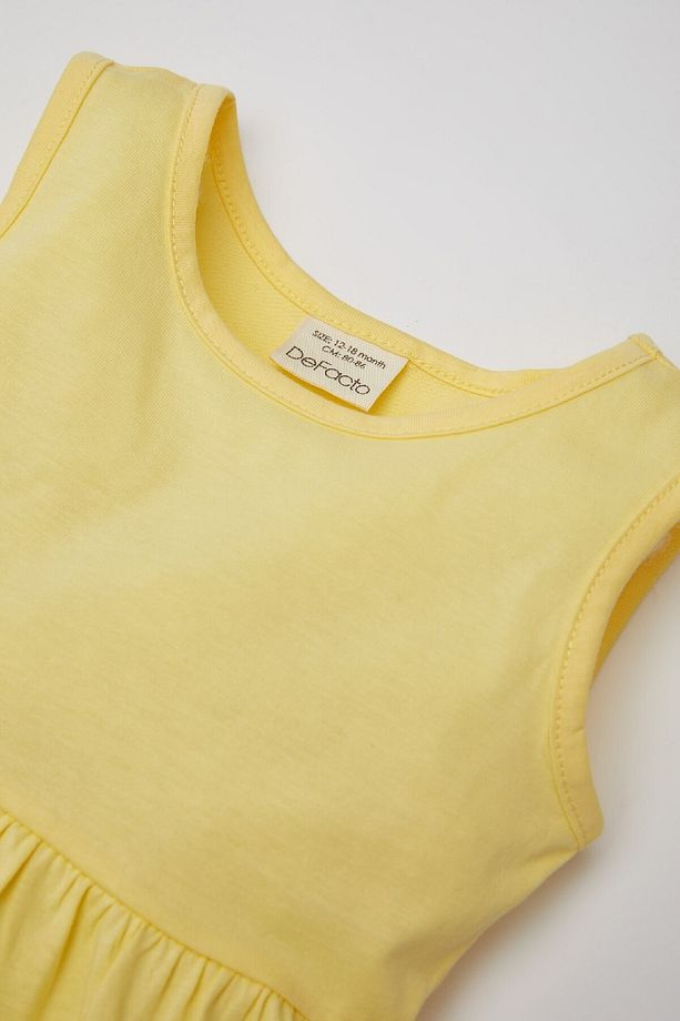 Kız Bebek Desenli Kolsuz 2'li Elbise C0071a524sm - 4