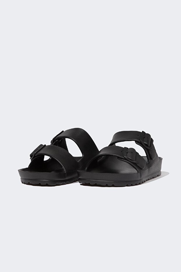 Men's Flat Sole Double Banded Eva Slippers T5135Az24Hs