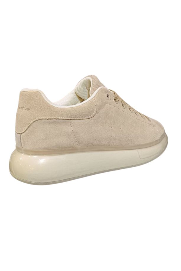 Sınırlı Sayıda Hakiki Deri Yüksek Jel Taban İthal Bağcıklı Sneaker Spor Ayakkabı - 4
