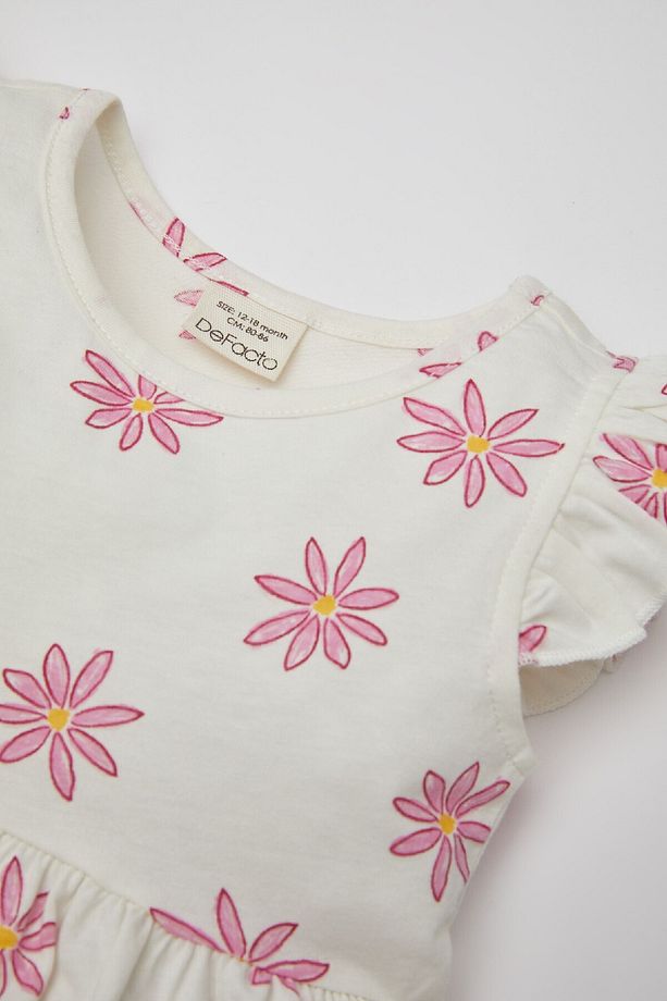 Kız Bebek Desenli Kolsuz 2'li Elbise C0071a524sm - 2