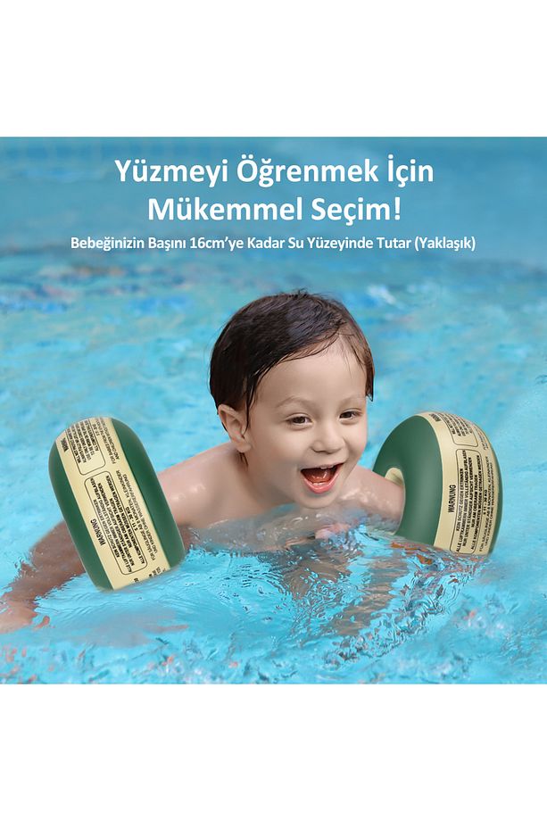 SPONGY Başlangıç Seviye Yüzme Kolluk Bebek Kolluğu Çocuk Kolluğu Süngerli Kolluk Dolgulu Kolluk - 7