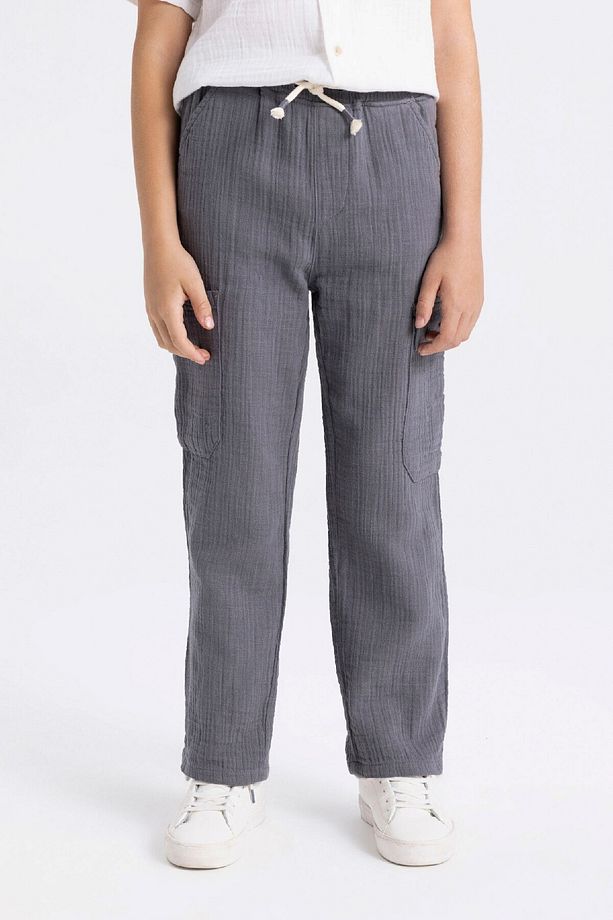 Erkek Çocuk Standart Paça Müslin Pantolon C2608a824sm - 4