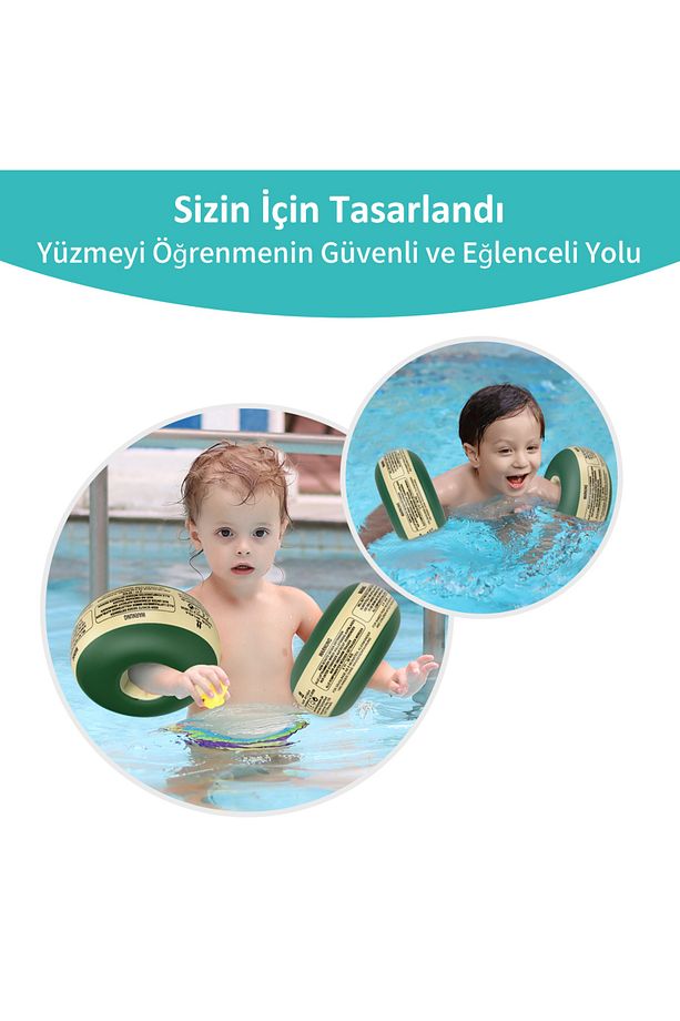 SPONGY Başlangıç Seviye Yüzme Kolluk Bebek Kolluğu Çocuk Kolluğu Süngerli Kolluk Dolgulu Kolluk - 5