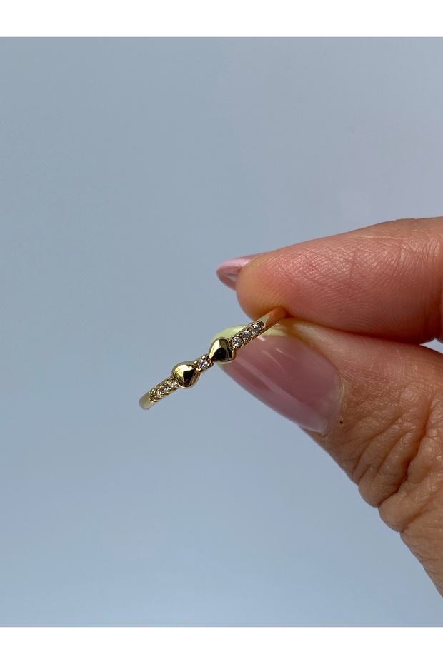 Bow Model Ring Adjustable with Stone - 1