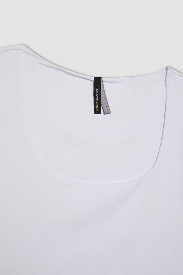 Slim Fit Dar Kesim U Yaka Basic Düz Atlet C2622ax24sp - 7