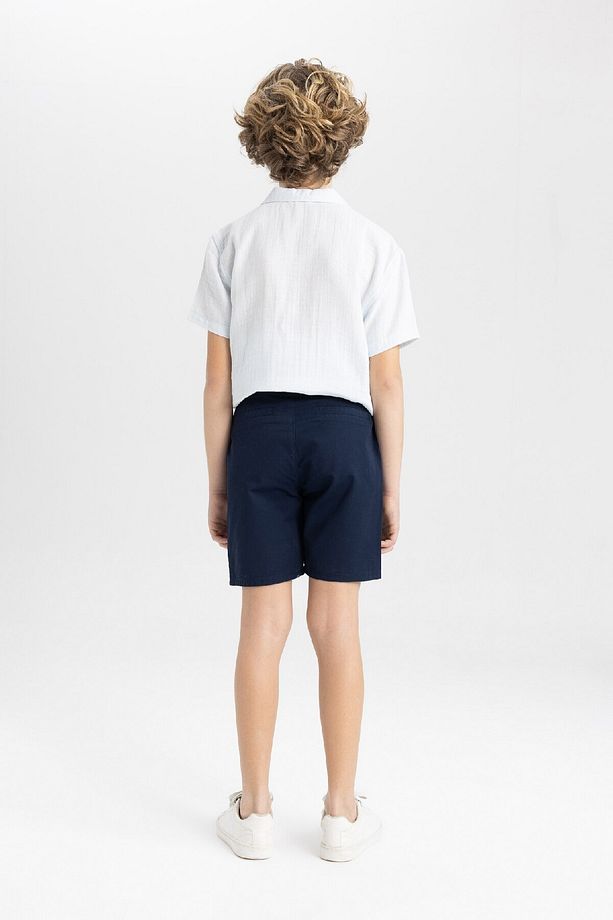 Erkek Çocuk Cepli Basic Düz Gabardin Şort C2955a824sm - 7
