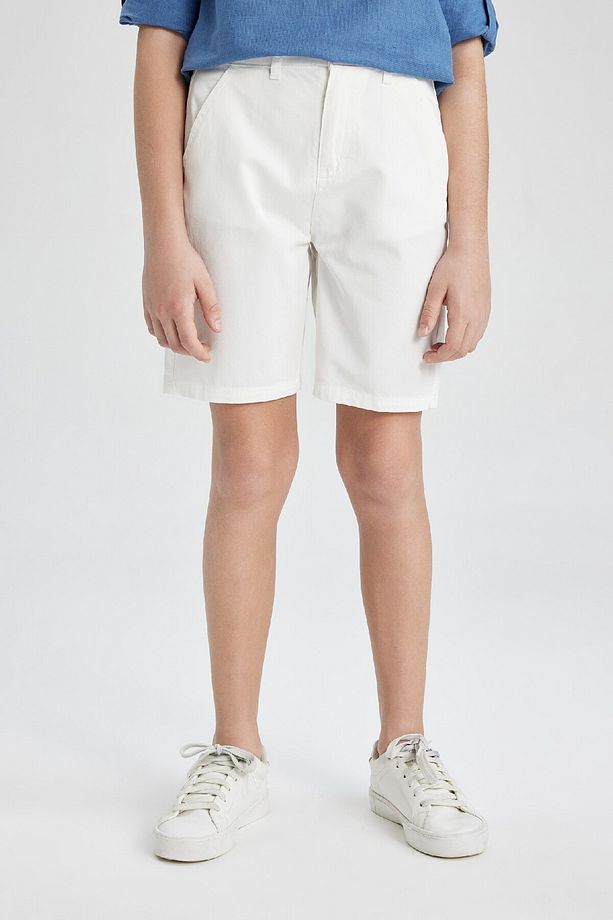Erkek Çocuk Cepli Basic Düz Gabardin Şort C2955a824sm - 4