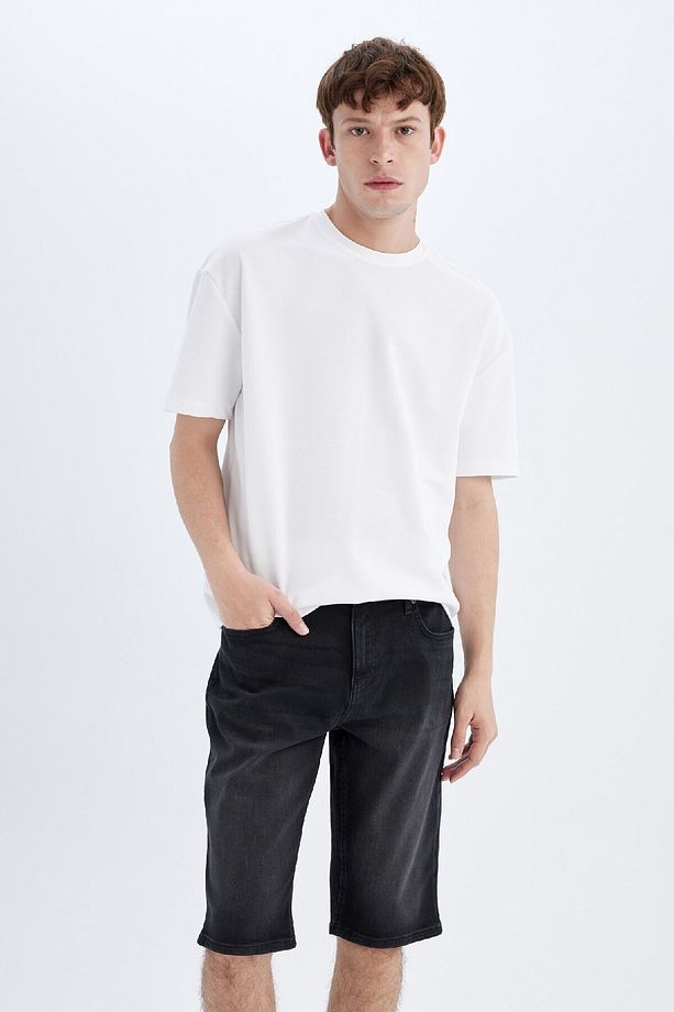 Regular Fit Jean Bermuda Şort C2694ax24sm - 5