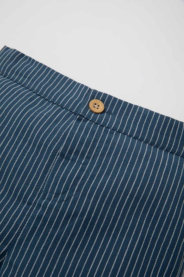 Erkek Bebek Çizgili Flamlı Poplin Şort C5248a524sm - 2
