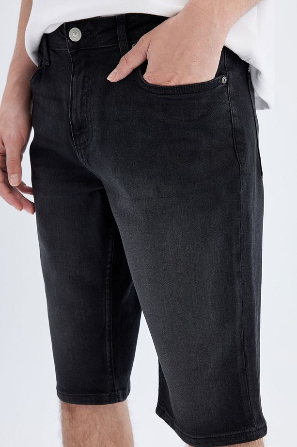Regular Fit Jean Bermuda Şort C2694ax24sm - 7