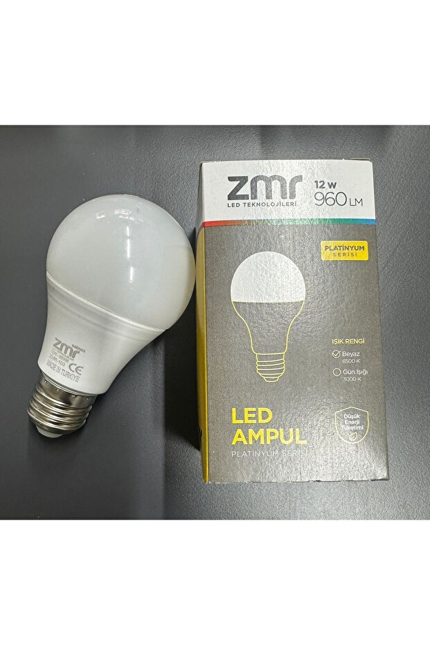 12W AMPUL - 6500K - BEYAZ - E27 - 2