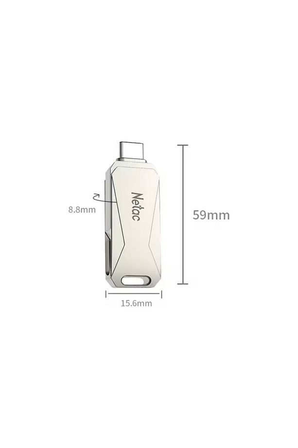 Type-c 128gb Usb Bellek Akıllı Telefon Uyumlu Flash Bellek Android- Pc Uyumlu Otg Usb Data Bellek - 2