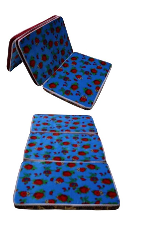 Single mattress with high density foam texture - absolute comfort in a 3-way foldable design - 1