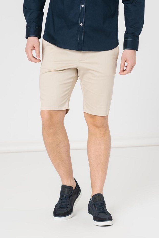 Men's cotton-blend shorts