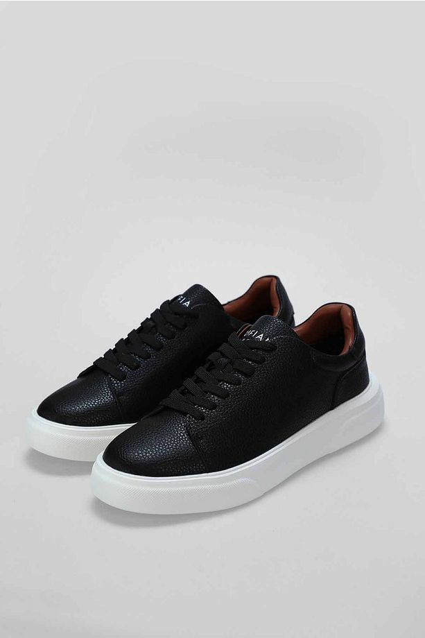 Tommy Erkek Deri Sneaker Ayakkabı - 4