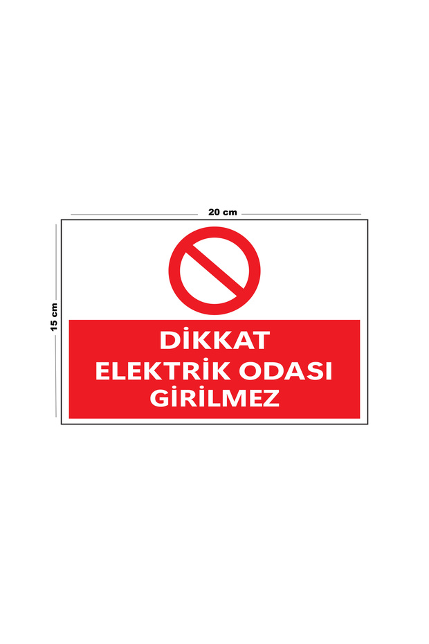 Metal Attention Electrical Room No Entry 15 cm X 20 cm Warning Sign Direction Sign