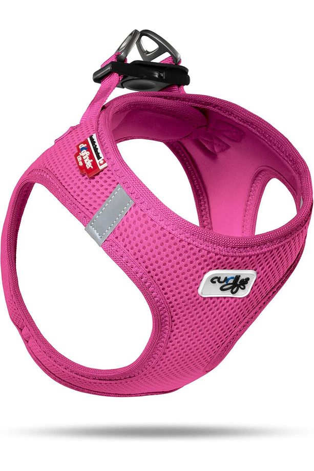 Köpek Tasması Yelek Harness Hava Mesh Fuşya XL - 1