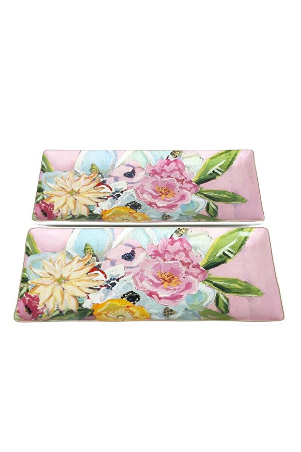 Peony Bone 2Lı Servıs Tabağı 27Cm - 2