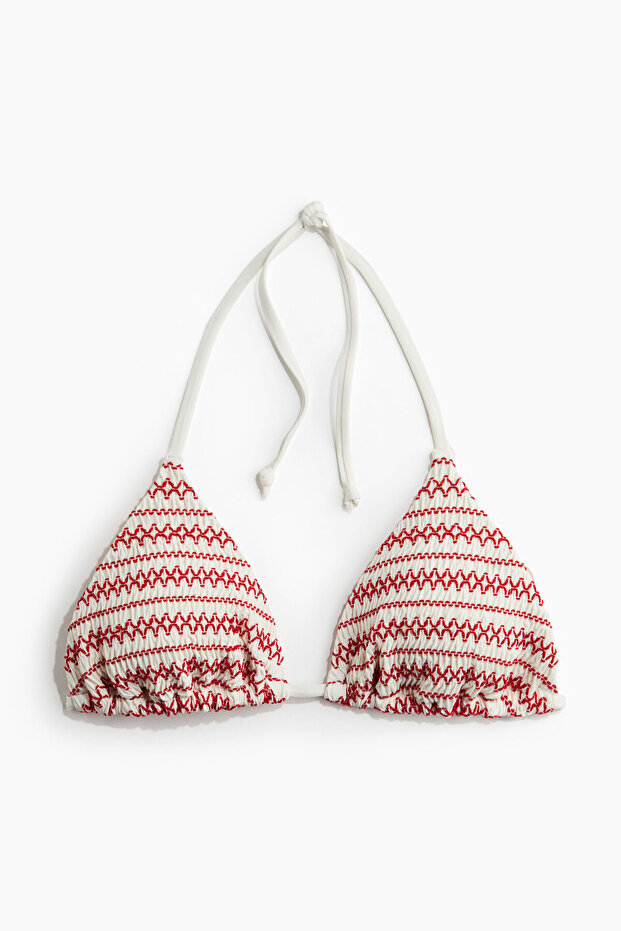 Dolgulu Üçgen Bikini Üstü - 4