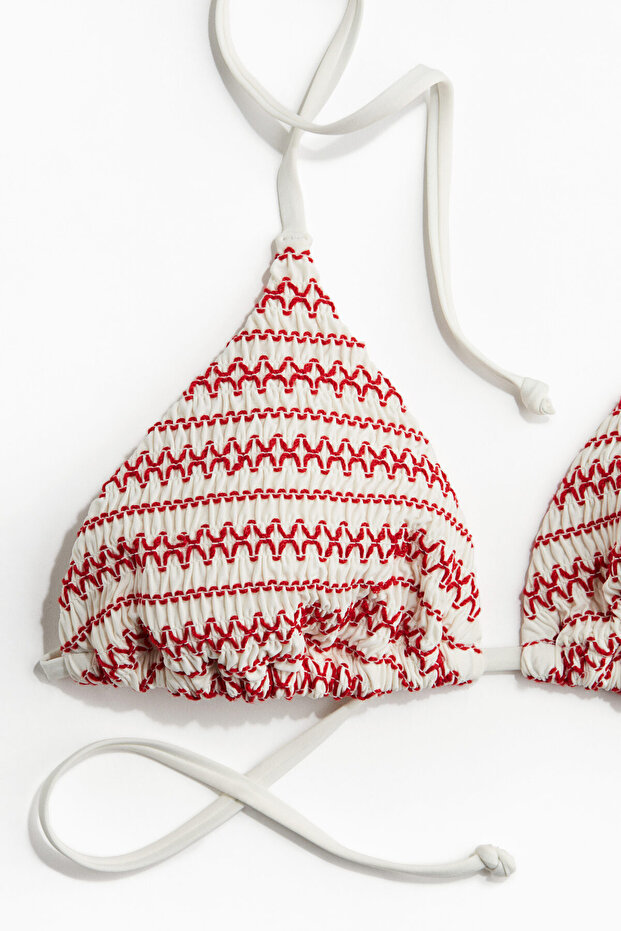 Dolgulu Üçgen Bikini Üstü - 7