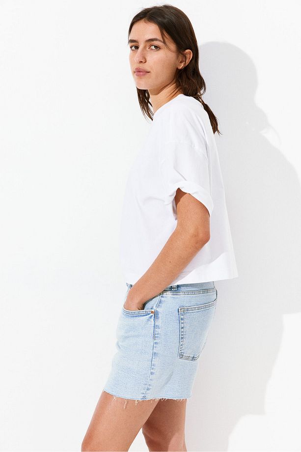 Skinny High Kot Şort - 5