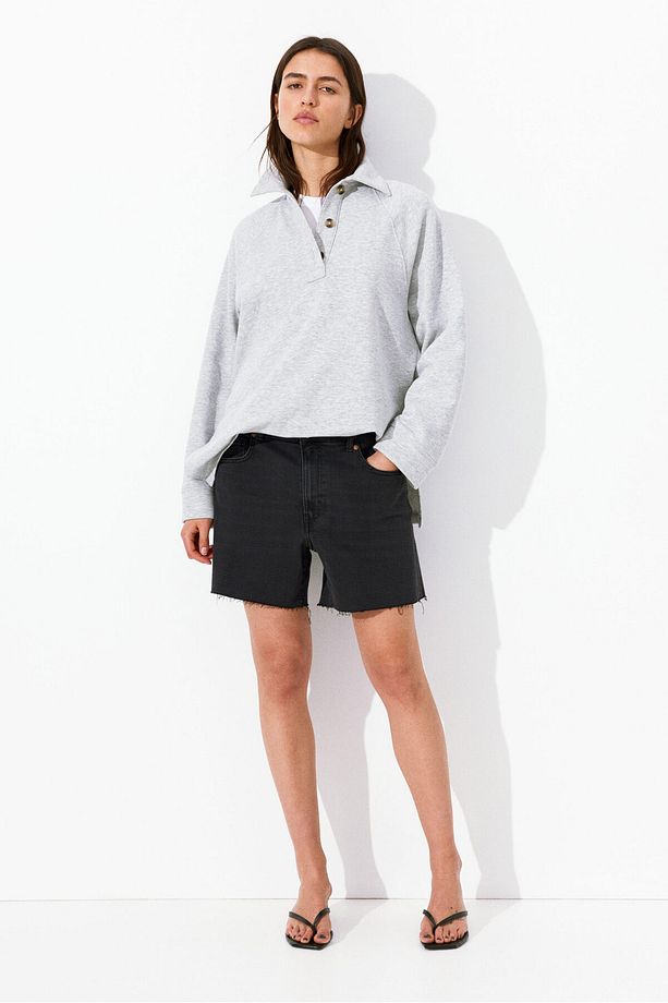 Skinny High Kot Şort - 1