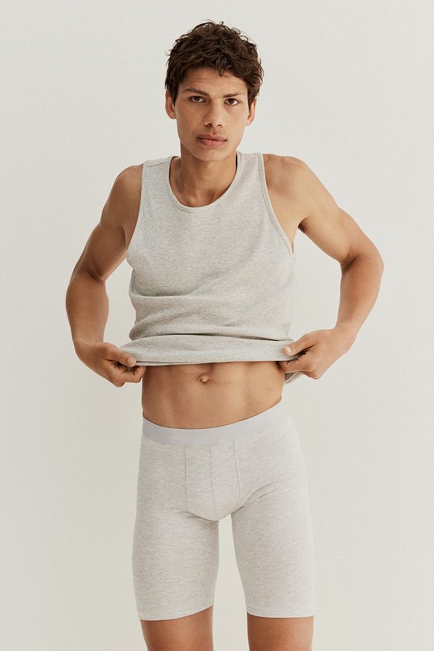 2'li Uzun Paça Boxer Şort Lycra® - 1