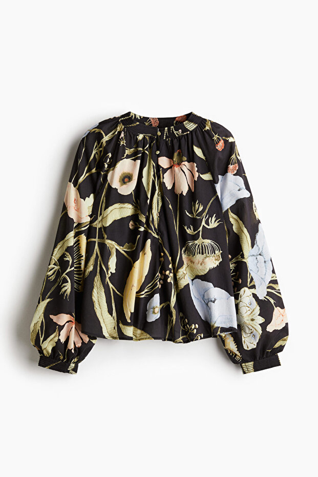 Bant Yakalı Bluz - 3