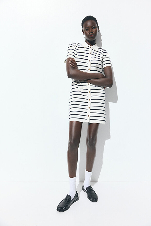 İnce Triko Elbise - 2