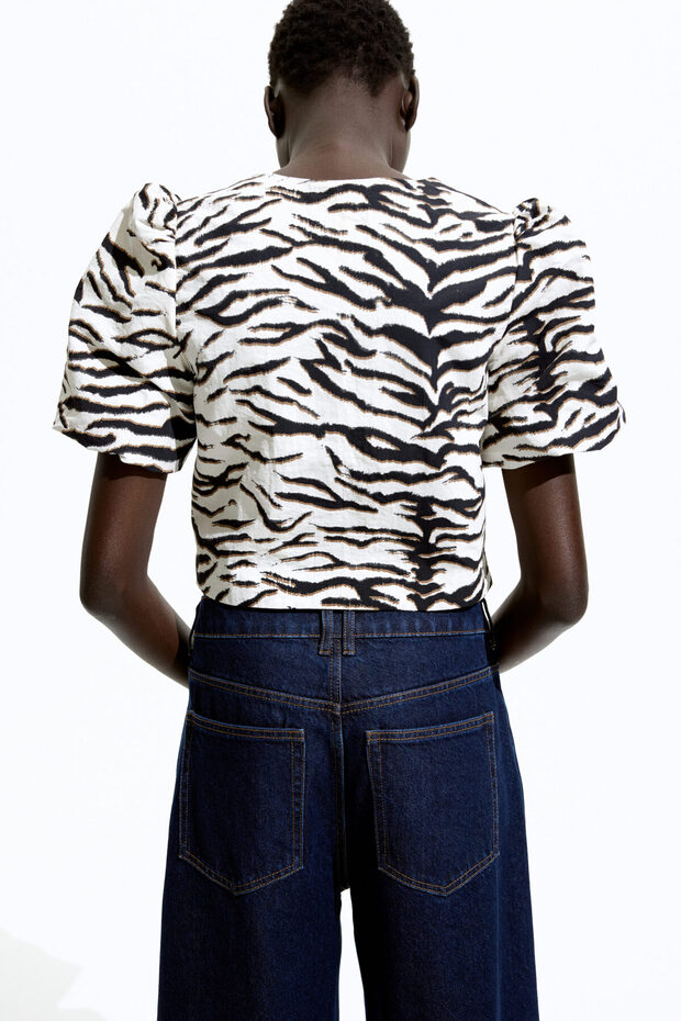 Kabarık Kollu Bluz - 4