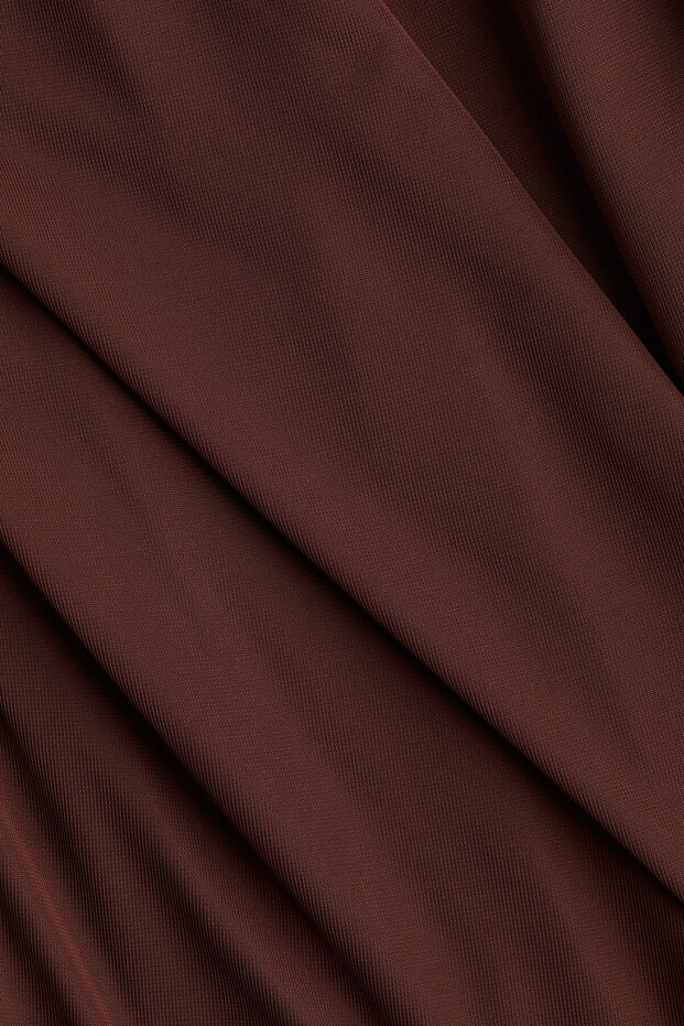 Askılı ve Drapeli Elbise - 2