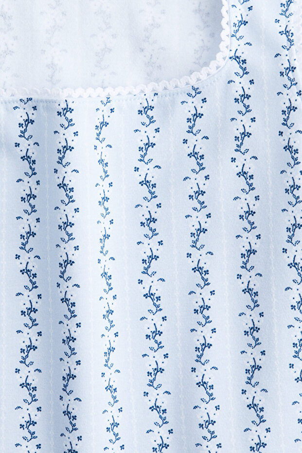 Piko Şeritli Kolsuz Üst - 6