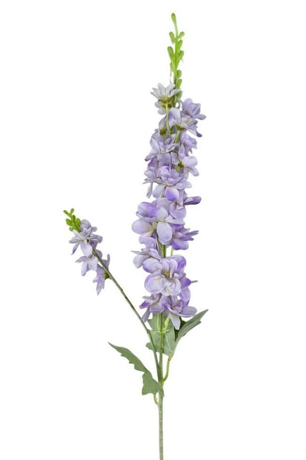 Yapay Çiçek Lila Sümbül Tek Dal Tomurcuklu 85*15cm Kumaş Çiçek Uzun Dal - 3
