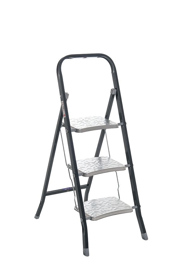 Easystep 3 Basamaklı Katlanabilir Kullanımı Pratik Taşıması Kolay Portatif Merdiven - 3