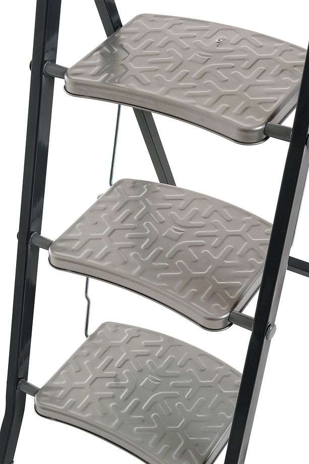 Easystep 3 Basamaklı Katlanabilir Kullanımı Pratik Taşıması Kolay Portatif Merdiven - 5