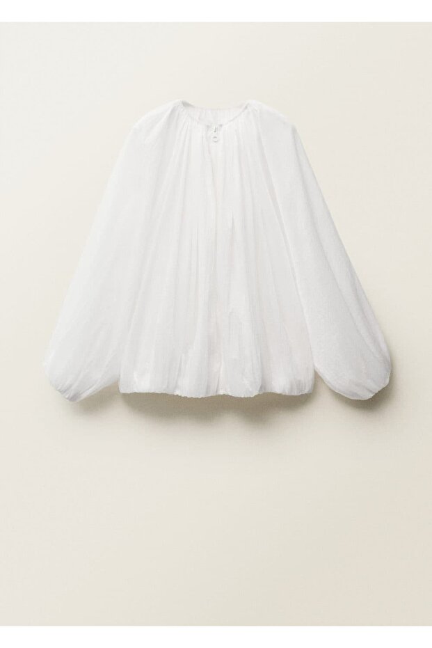 Shirring Semi-Transparent Jacket - 3