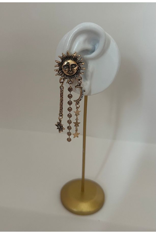 Güneş ve Ay Marka Model Küpe - 3