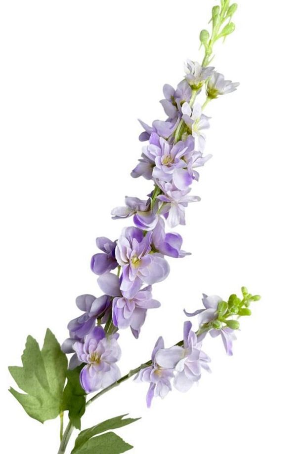 Yapay Çiçek Lila Sümbül Tek Dal Tomurcuklu 85*15cm Kumaş Çiçek Uzun Dal - 4