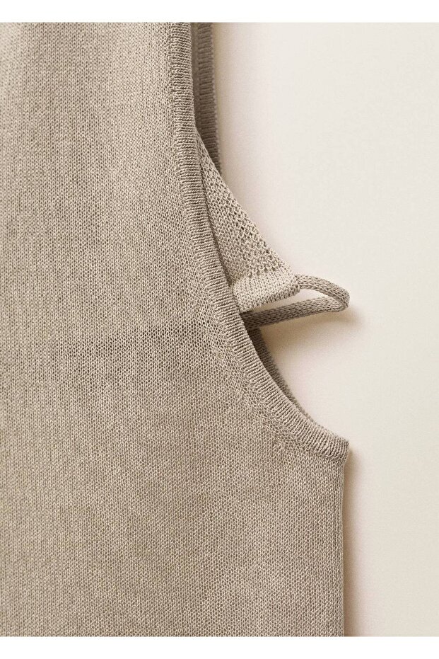 Kontrast dokuma bluz - 7