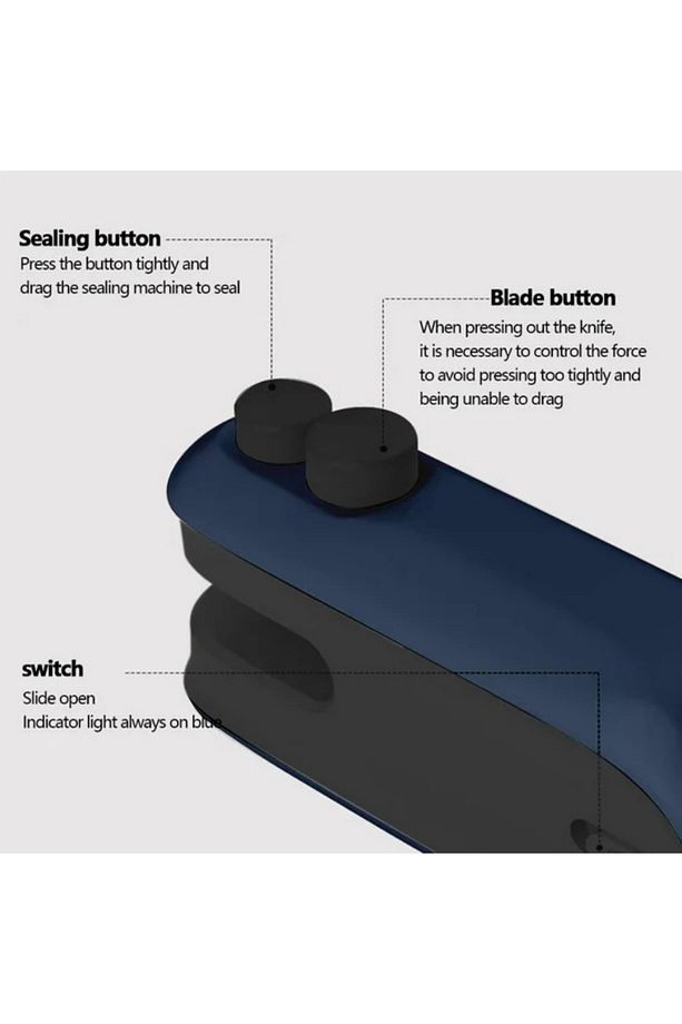 Poşet Kapatıcı Isıtıcı Sealer Kapatma Makinesi Pilli Poşet Ağzı Kapatma Mühürleme Makinası - 8