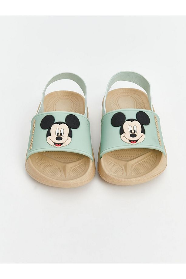 LCW STEPS Mickey Mouse Baskılı Erkek Bebek Sandalet - 3