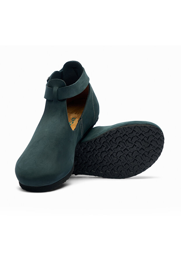 / Rigi - Deri Babet Ayakkabı ( Lacivert Nubuk Deri ) - 2