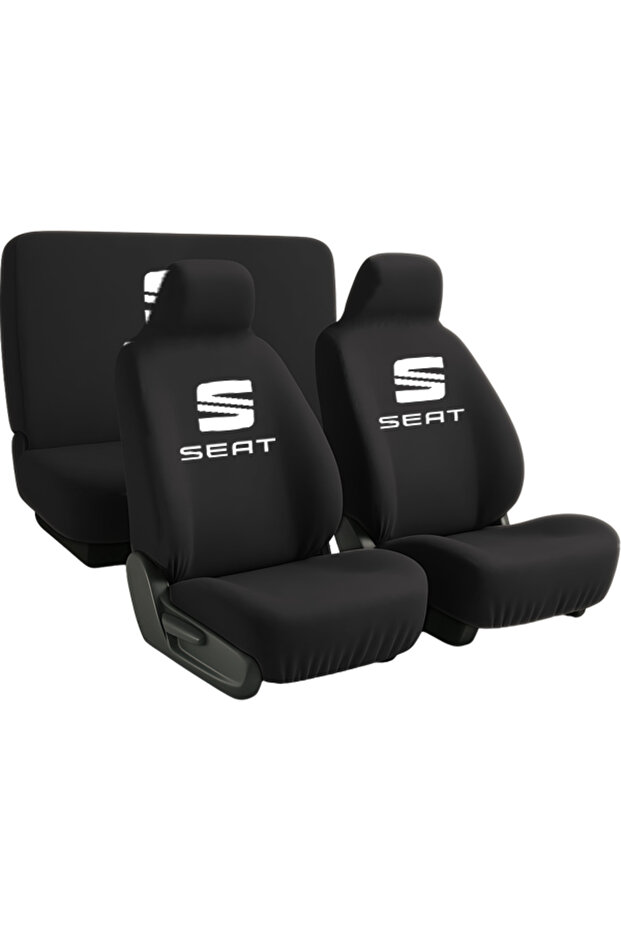 Auto Seat Cover Compatible with Seat Arona While Protecting the Car Seat Style Here Black