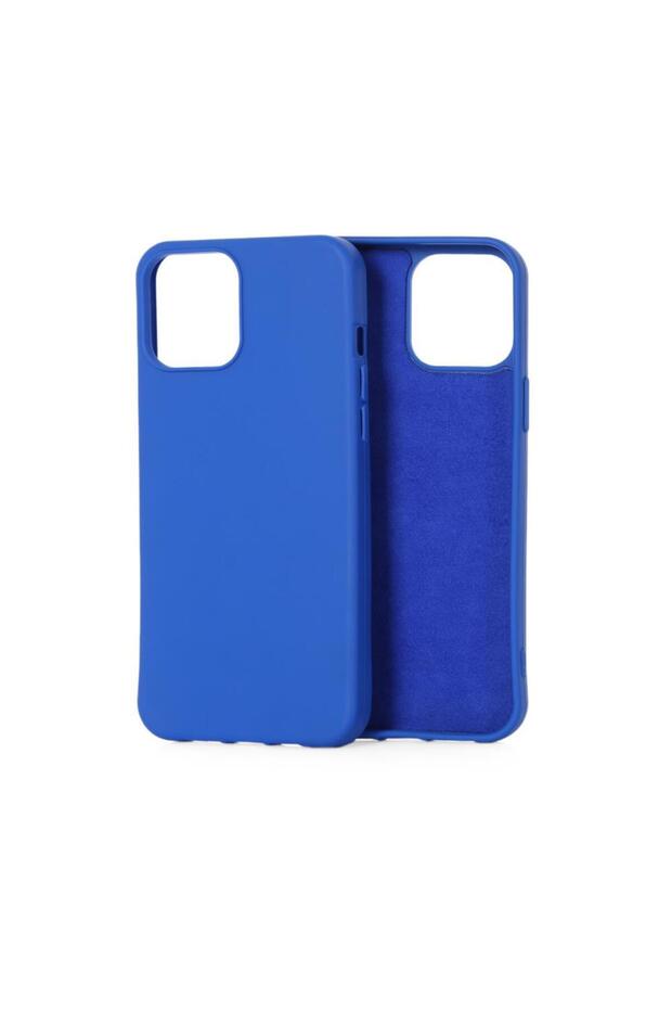 Apple iPhone 12 Pro Max Compatible Camera Protected Silicone Case with Velvet Inside